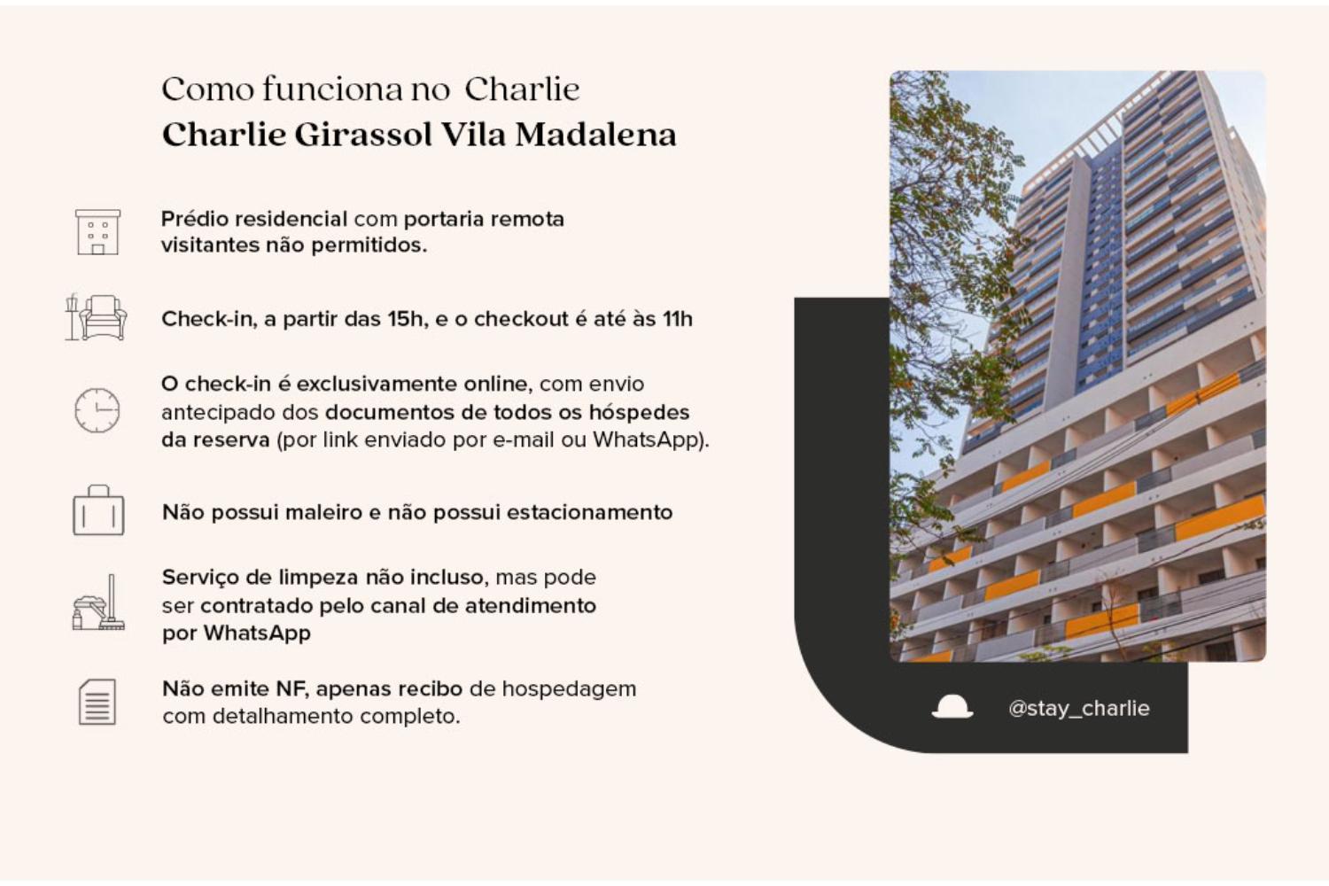 Apartmán Charlie Girassol Vila Madalena São Paulo Exteriér fotografie